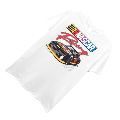 NASCAR Vintage Daytona 500 Shirt - Vintage Race Car Racing Mens Graphic T-Shirt (White, X-Large)