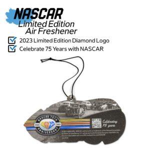 NASCAR - 75th Anniversary Limited Edition - Automotive Car Air Freshener - Moonshine Frost (Nascar/3-Pack)