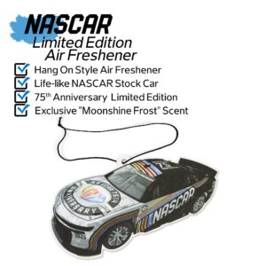 NASCAR - 75th Anniversary Limited Edition - Automotive Car Air Freshener - Moonshine Frost (Nascar/3-Pack)