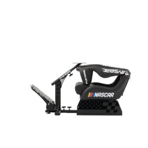 Playseat Evolution Pro Sim Racing Cockpit | Comfortable Racing Simulator Cockpit | Compatible with all Steering Wheels & Pedals on the Market | Supports PC & Console |Nascar edition