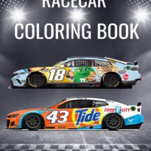 Racecar Coloring Book: Racing Cars Trucks Coloring pages for Adults Car Lovers.