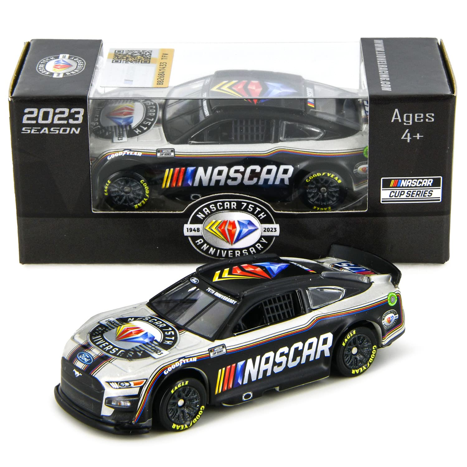 Lionel Racing NASCAR 75th Anniversary 2023 Diamond Finish FRD Diecast Car 1:64 Scale