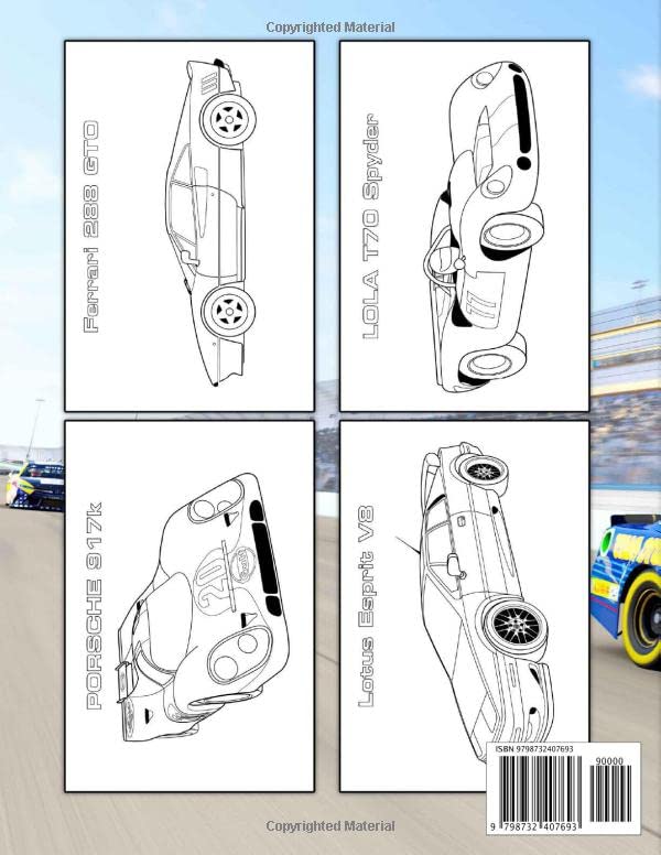 Color Me! - Nascar Racing Coloring Book: A Coloring Book Featuring Nascar Car With High Quality Images For All Ages