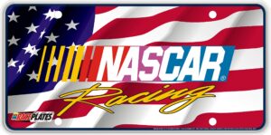 nascar racing patriotic license plate