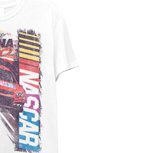 NASCAR Vintage Daytona 500 Shirt - Vintage Race Car Racing Mens Graphic T-Shirt (White, Small)