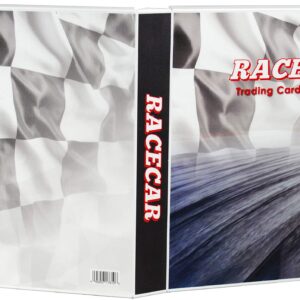 UniKeep Nascar Themed Collectible Card Storage Binder Complete With Collector Card Storage Pages (Track)