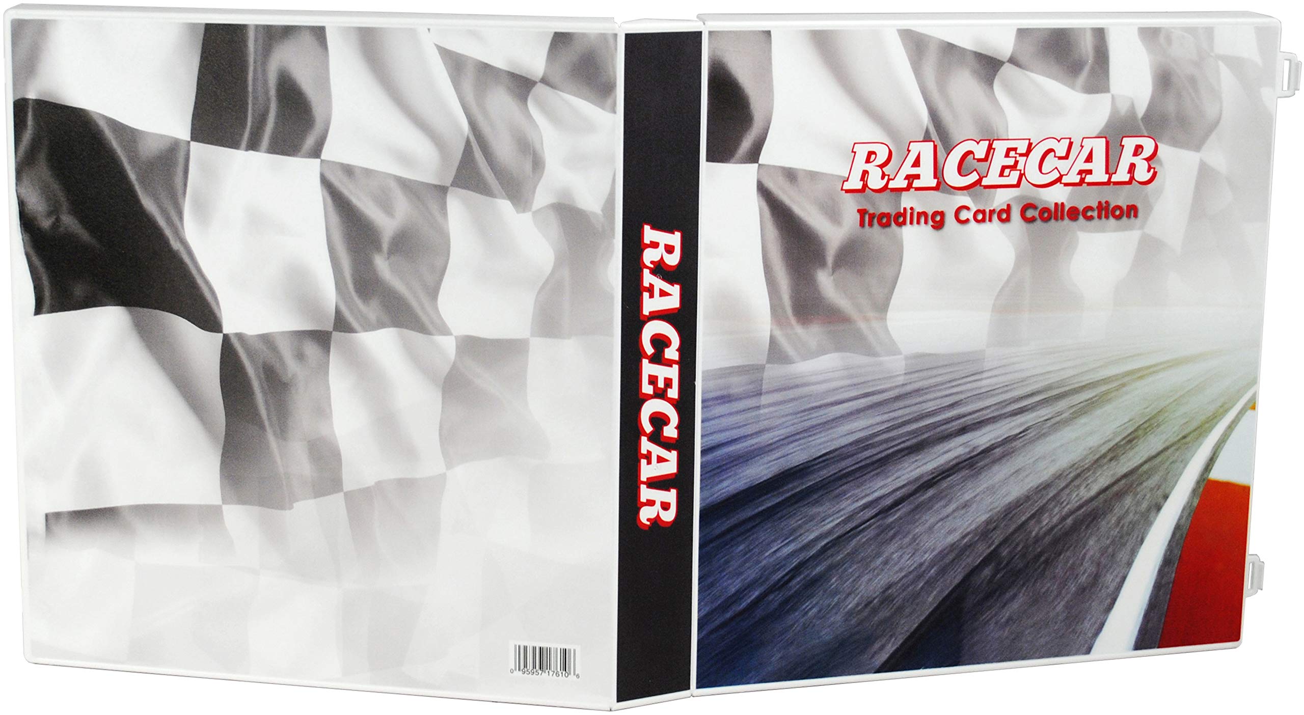 UniKeep Nascar Themed Collectible Card Storage Binder Complete With Collector Card Storage Pages (Track)