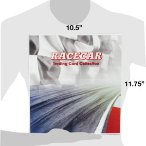 UniKeep Nascar Themed Collectible Card Storage Binder Complete With Collector Card Storage Pages (Track)