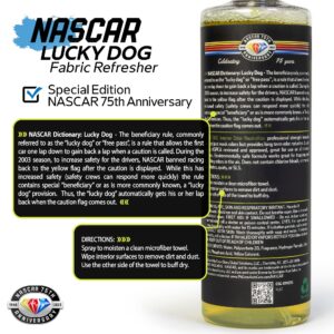 NASCAR - LUCKY DOG - Bamboo Pear Interior Detailer, Refresher, Odor Neutralizer, Air Freshener and Odor Eliminator, Long-Lasting Scent, Great for Cars, Trucks, SUVs, RVs & More (16 Fl Oz)