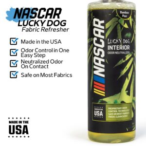 NASCAR - LUCKY DOG - Bamboo Pear Interior Detailer, Refresher, Odor Neutralizer, Air Freshener and Odor Eliminator, Long-Lasting Scent, Great for Cars, Trucks, SUVs, RVs & More (16 Fl Oz)