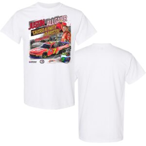 Justin Allgaier #7 NASCAR Xfinity 2023 Bristol Night Race Winner 9.15.2023 Win T-Shirt (Large)