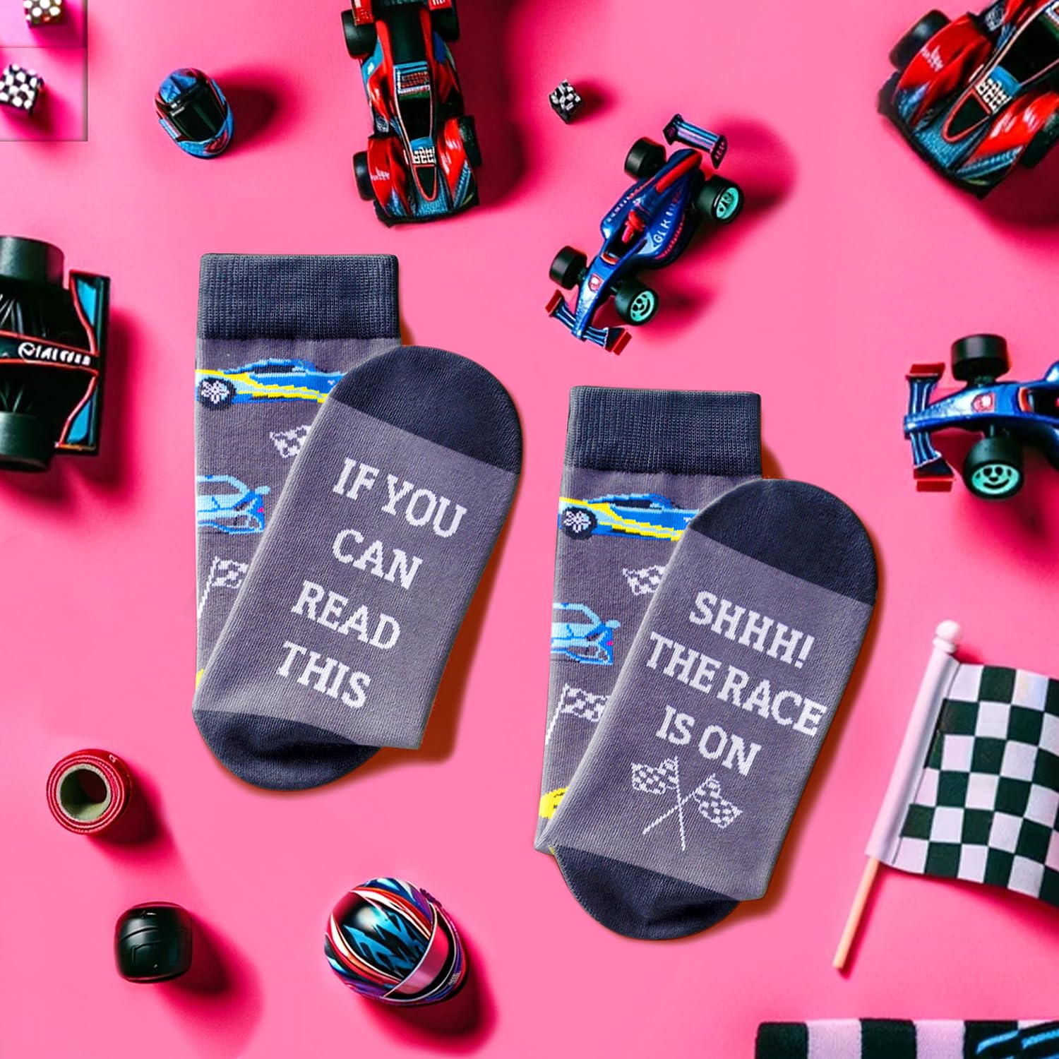 Zmart Car Guy Gifts, Funny Gifts For Car Lovers, Racing Car Gifts For Men, Drag Racing Gifts For Men, Cool Vintage Race Car Socks