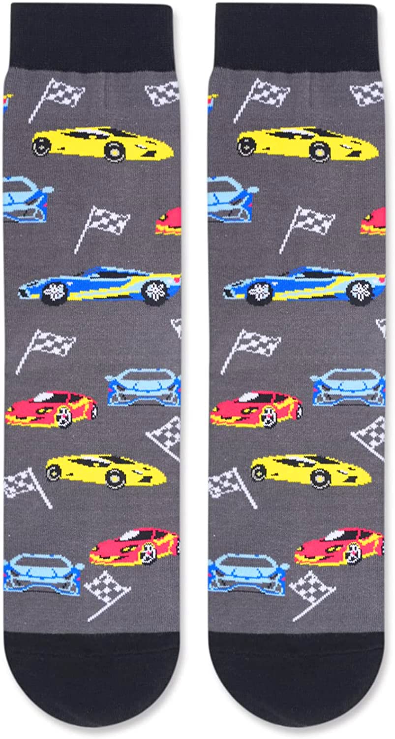 Zmart Car Guy Gifts, Funny Gifts For Car Lovers, Racing Car Gifts For Men, Drag Racing Gifts For Men, Cool Vintage Race Car Socks