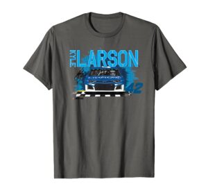 nascar - kyle larson - racing flags t-shirt