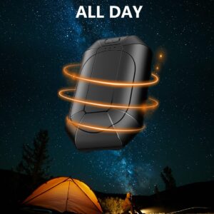 Hand Warmers Rechargeable, Dnaleao 2 Pack 4000mAh Electric Portable Pocket Heater, Heat Therapy Great for Outdoors, Hunting, Golf, Camping, Warm Gifts（Black）