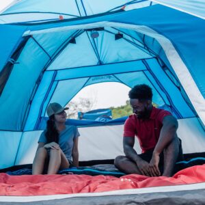 Columbia Tent - Dome Tent | Easy Setup 4 Person Camping Tent with Rainfly for Outdoors | Best Camp Tent for Hiking, Backpacking, & Family Camping