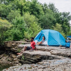 Columbia Tent - Dome Tent | Easy Setup 4 Person Camping Tent with Rainfly for Outdoors | Best Camp Tent for Hiking, Backpacking, & Family Camping