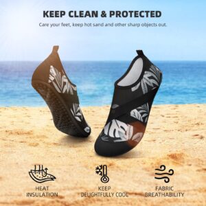 ATHMILE Womens Mens Water Shoes Barefoot Quick-Dry Aqua Socks for Beach Swim Yoga Exercise Sport Accessories Pool Camping Cruise Essentials