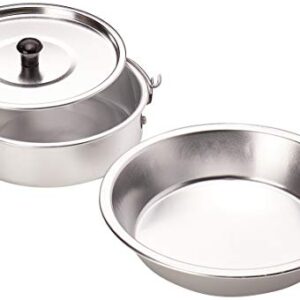 Coleman 5-Piece Outdoor Cooking Set, Includes Frying Pan, Pot with Lid, Plate, & Cup, Outdoor Aluminum Mess Kit for Camping, Tailgating, RVs, & Outdoor Cooking