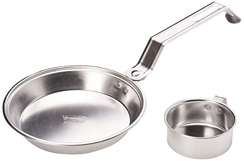 Coleman 5-Piece Outdoor Cooking Set, Includes Frying Pan, Pot with Lid, Plate, & Cup, Outdoor Aluminum Mess Kit for Camping, Tailgating, RVs, & Outdoor Cooking