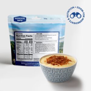 Backpacker's Pantry Creme Brulee - Freeze Dried Backpacking & Camping Food - Emergency Food - 12 Grams of Protein, Vegetarian, Gluten-Free - 1 Count