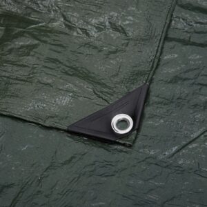 Amazon Basics Waterproof Camping Tarp, 9.5 ft × 11.3 ft, Dark Green