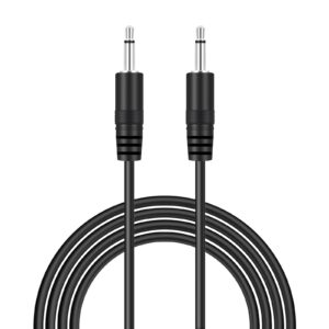 bolvek 6ft 3.5mm 1/8" male ts mono plug to 3.5mm male mono jack audio cable