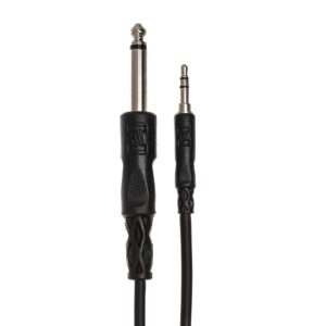 HOSA CMP-103 1/4" TS to 3.5 mm TRS Mono Interconnect Cable, 3 Feet & CMP-303 3.5 mm TS to 1/4" TS Mono Interconnect Cable, 3 feet