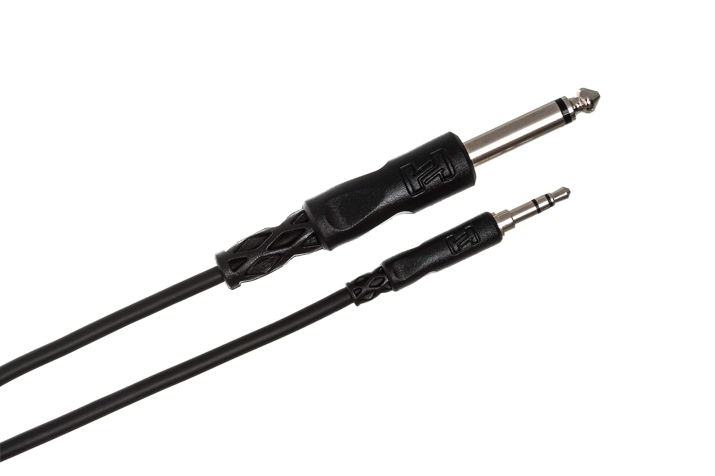 HOSA CMP-103 1/4" TS to 3.5 mm TRS Mono Interconnect Cable, 3 Feet & CMP-303 3.5 mm TS to 1/4" TS Mono Interconnect Cable, 3 feet