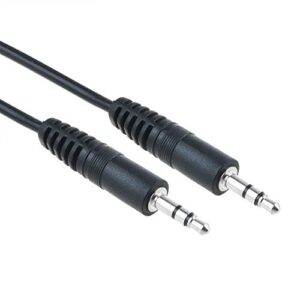 J-ZMQER 3.5mm 3-Pole to 3-Pole AUX Audio Cable Cord Stereo Male to Same LINE Compatible with Hosa CMM-103 Stereo Interconnect CMM103