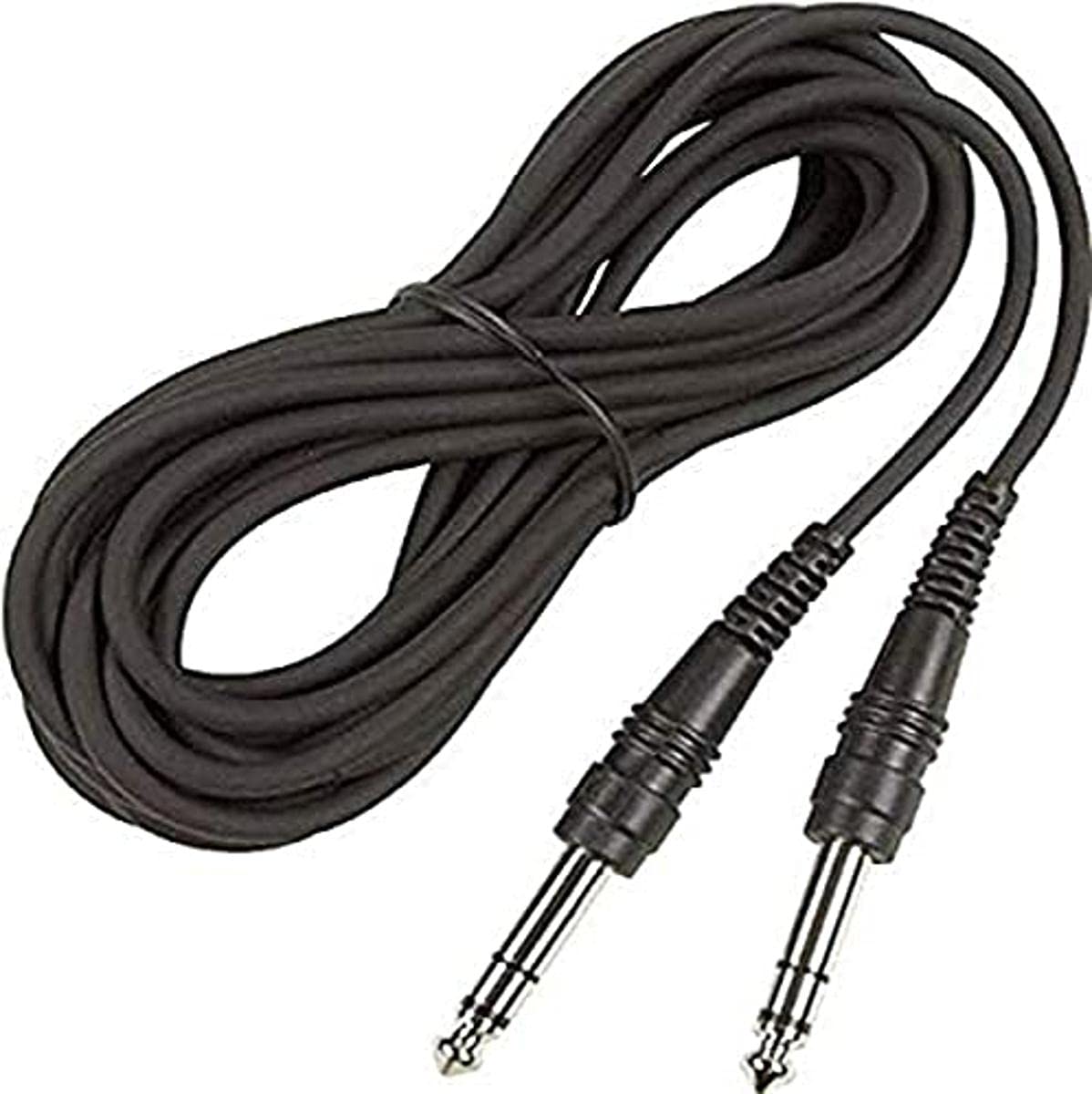 Hosa CSS-115 1/4" TRS to 1/4" TRS Balanced Interconnect Cable, 15 Feet,Black