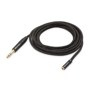 Cable Matters 6.35mm to 3.5mm Headphone Adapter Cable 10 ft, (1/4 Male to 1/8 Female, 3.5mm to 1/4 Adapter, AMP to Headphone Adapter Cable) in Black