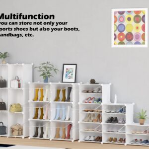 HOMIDEC Shoe Storage, 6-Tier Shoe Rack Organizer for Closet 24 Pair Shoes Shelf Cabinet for Entryway, Bedroom and Hallway