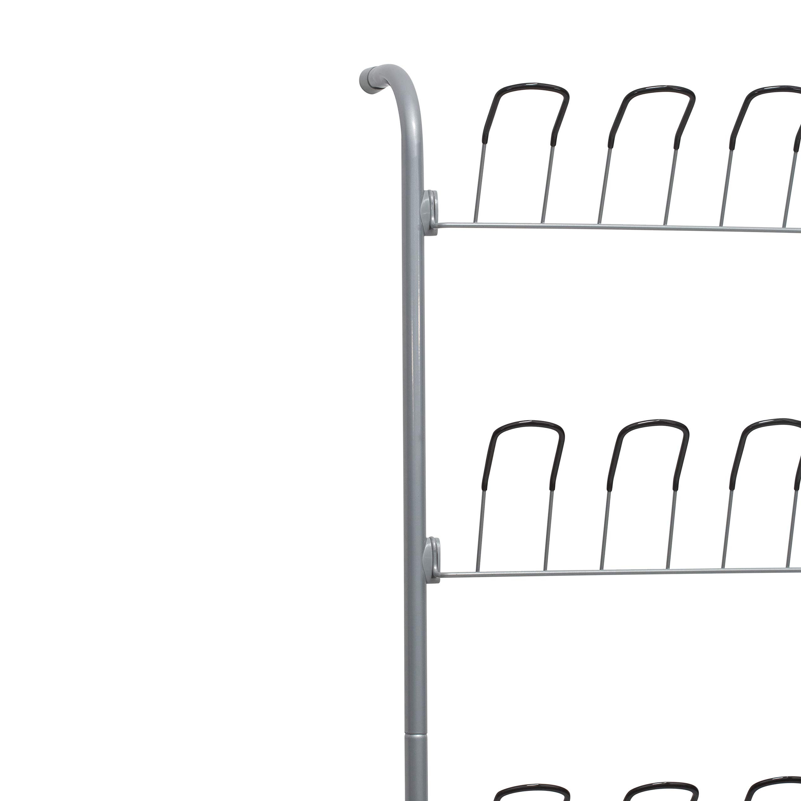 Neu Home Organize It All Over-The-Door 18 Pair Hanging Wire Shoe Rack