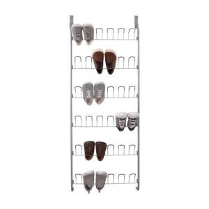 Neu Home Organize It All Over-The-Door 18 Pair Hanging Wire Shoe Rack