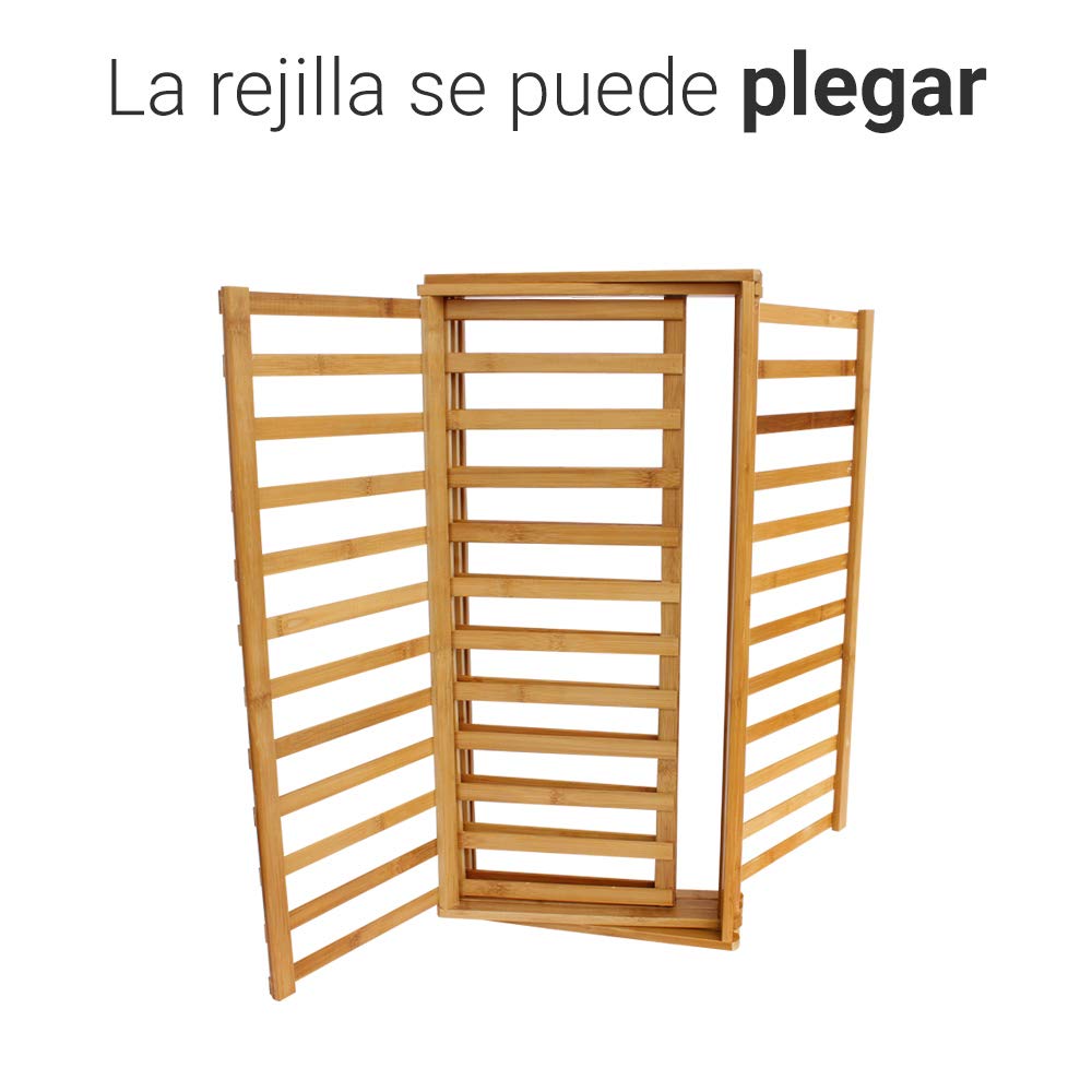 Foldable Bamboo SHOE RACK. 100% assembled, ready to use. Organizer with 4 shelves for 12 pairs of shoes. Closet - shoe rack furniture. Home Rack. Expandable closet