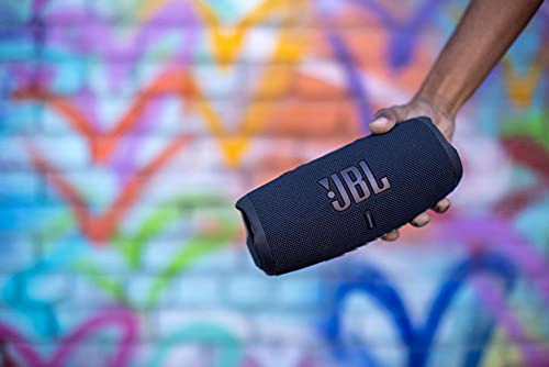 JBL CHARGE 5 - Portable Waterproof (IP67) Bluetooth Speaker with Powerbank USB Charge out, 20 hours playtime, JBL Partyboost (Blue)