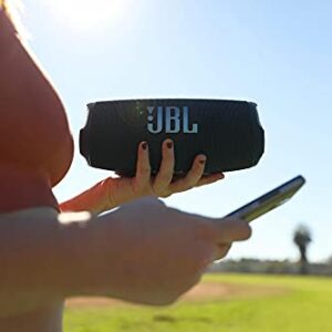 JBL CHARGE 5 - Portable Waterproof (IP67) Bluetooth Speaker with Powerbank USB Charge out, 20 hours playtime, JBL Partyboost (Blue)