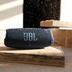 JBL CHARGE 5 - Portable Waterproof (IP67) Bluetooth Speaker with Powerbank USB Charge out, 20 hours playtime, JBL Partyboost (Blue)