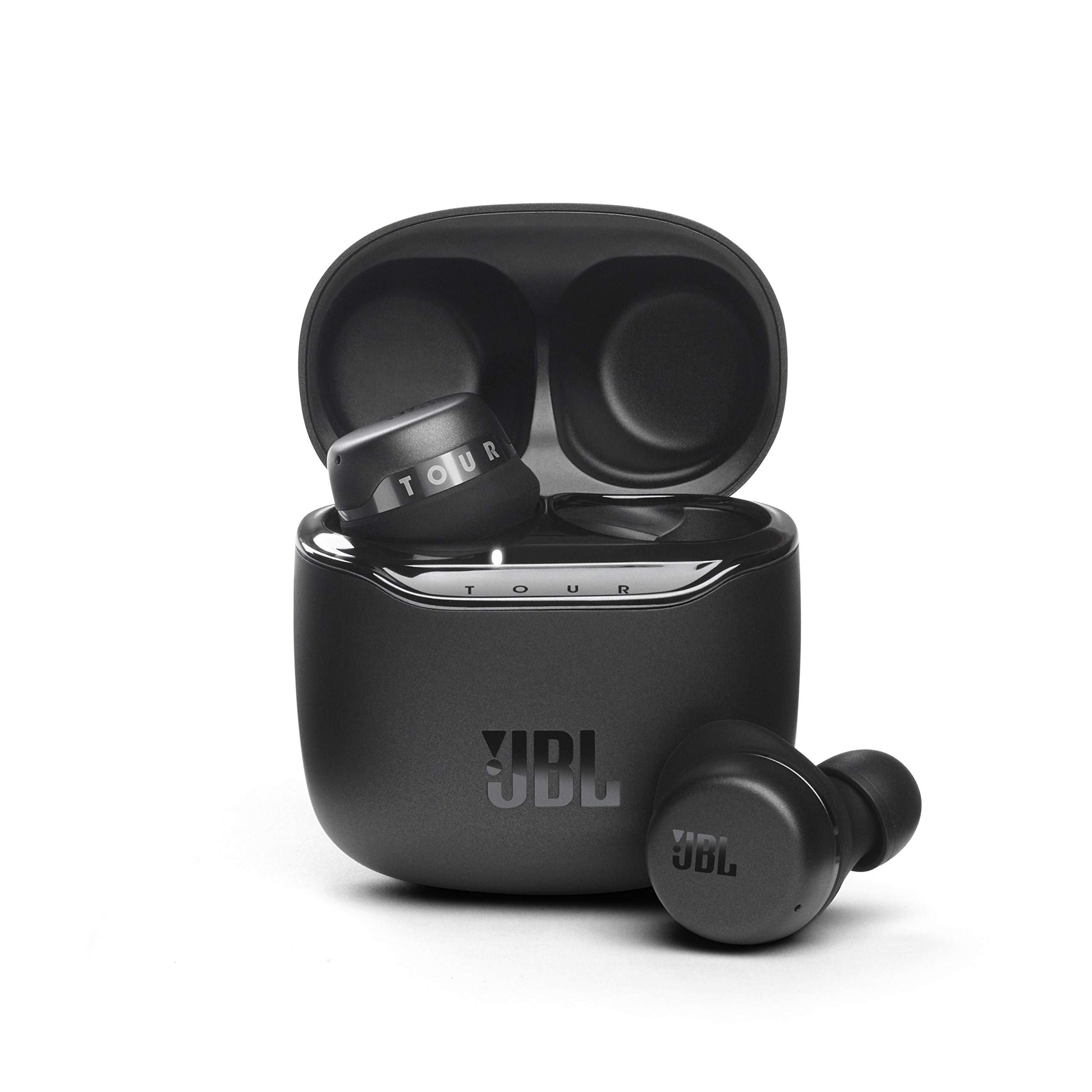 JBL Tour PRO+ TWS True Wireless Bluetooth Earbuds with Built-in Alexa - Black (Renewed)