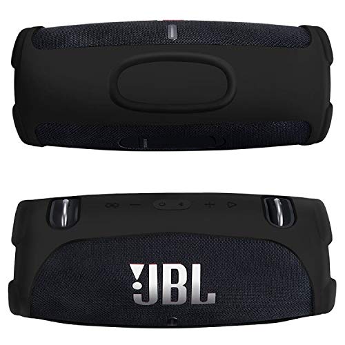 Zaracle Flexible Carrying Case Protect Pouch Sleeve Protector Cover Travelling Case for JBL Xtreme 3 Portable Speaker (Black)