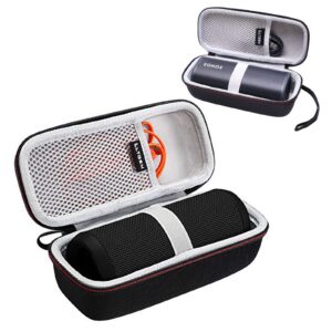 LTGEM Hard Carrying Case for JBL Flip 4/3 Portable Bluetooth Speaker, with Mesh Pocket Fits USB Cable and Accessories, for Travel, Storage and More