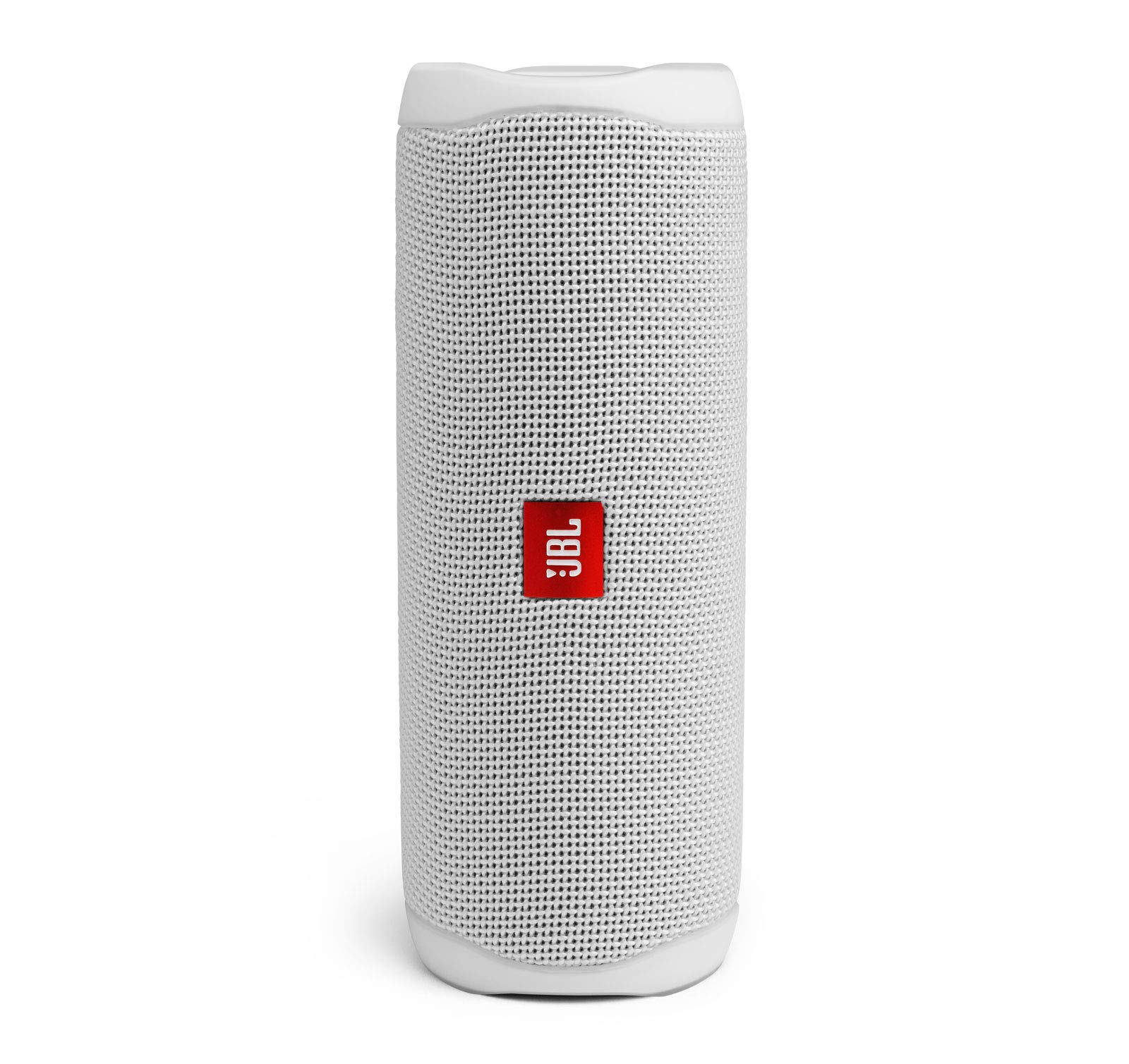 JBL Flip 5 Waterproof Portable Wireless Bluetooth Speaker Bundle with divvi! Protective Hardshell Case - White