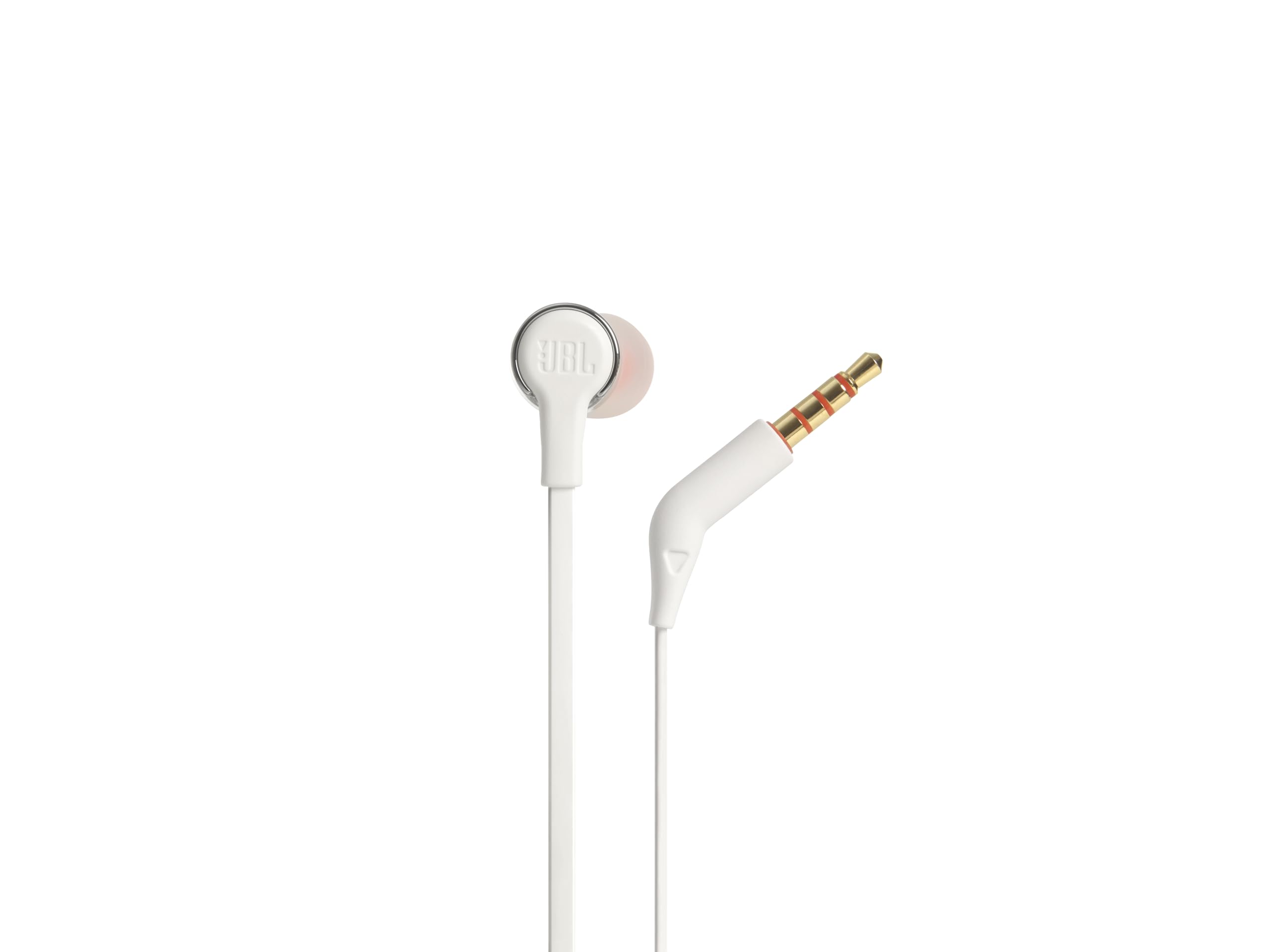 JBL T210 Pure Bass in-Ear Headphones with Microphone - White