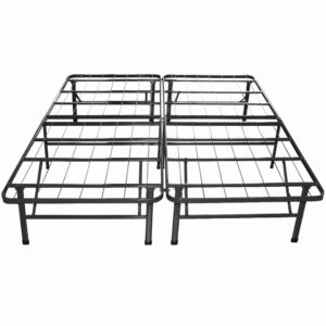 zinus sleep revolution platform metal bed frame/mattress foundation, king