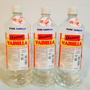 3 X Danncy Clear Pure Mexican Vanilla Extract From Mexico 33oz Each 3 Plastic Bottle Lot Sealed