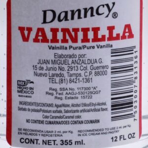 Danncy Pure Vanilla Clear 6/12oz