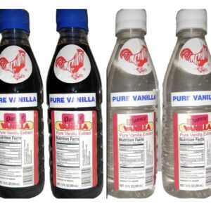 4 X Mixed Danncy Pure Mexican Vanilla Extract From Mexico 12oz Each 4 Plastic Bottle Lot Sealed by Danncy