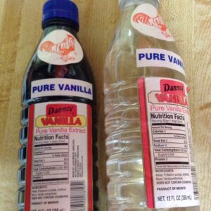 New 1Dark and 1White 12 oz. PURE VANILLA EXTRACT Danncy Brand