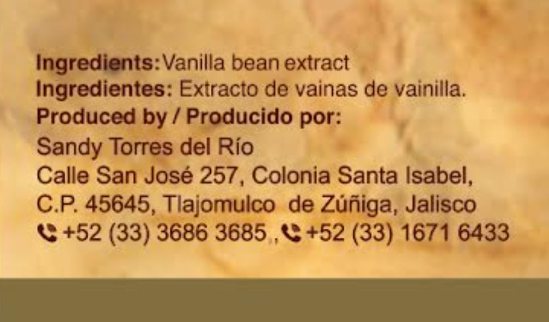 Mexican Vanilla Totonac's Pure Vanilla Flavoring, 33.2 Fluid Ounce